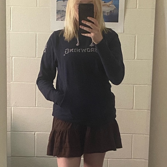 Dark navy Browning hoodie - Picture 5 of 9